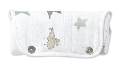 aden + anais classic portable changing pad cover, up, up & away - elephant
