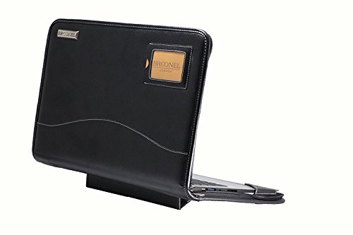 Broonel - Contour Series - Black Heavy Duty Leather Protective Case Cover For The ASUS Laptop X507UA