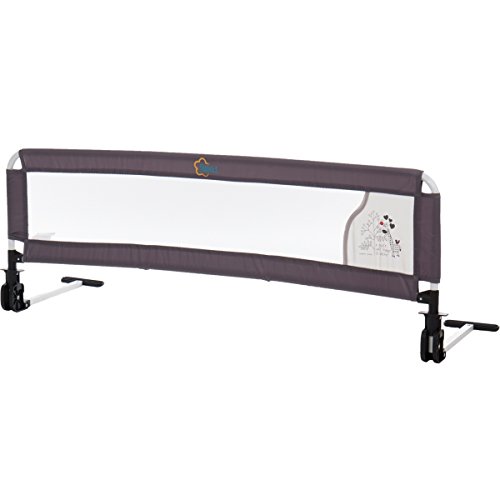 Bettschutzgitter / Bettgitter (Modell: GIRAFFE) Mit süßen und lustigen Giraffen-Motiv (150 cm) - 2