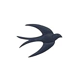 Material: METAL Art Deco Home - Adorno Pared Metalico Golondrina 16 cm - 8259