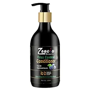 ZenciaS Keratin Conditioner Sulfate & Paraben Free -300ml (Frizz Control)