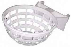 PCMOVILES 5 Nidos Interiores De plastico con Ganchos De Plastico para pequeñas Aves como Canarios.