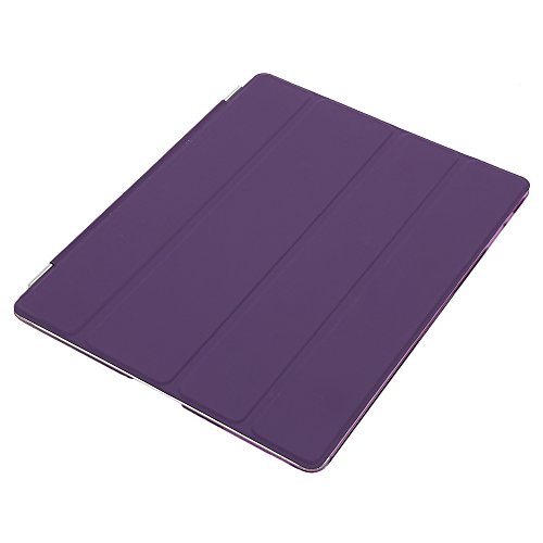 Besmall Neu Ultra Slim Edles iPad 2 3 4 Hülle – Smart Cover Leder Case Schutz Hülle Tasche + Back Case – inkl. Displayschutzfolie Reinigungstuch Stift mit Multi Ständer Auto Sleep Wake (iPad 2/3/4, Farbe:Weiß) - 3