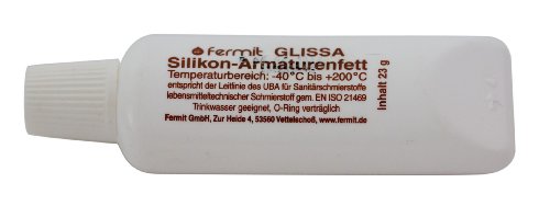 GLISSA SILIKON Armaturenfett Schmier- und Dichtmittel für Trinkwasserarmaturen fermit 23 g