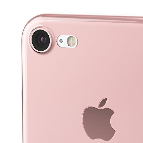 esorio® Apple iPhone 7 Hülle Case mit Kameraschutz + Lightning Staubschutz in rosegold - 2