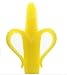 Edealing Environmentally Safe Baby Teether Teething Ring Banana Silicone Toothbrush
