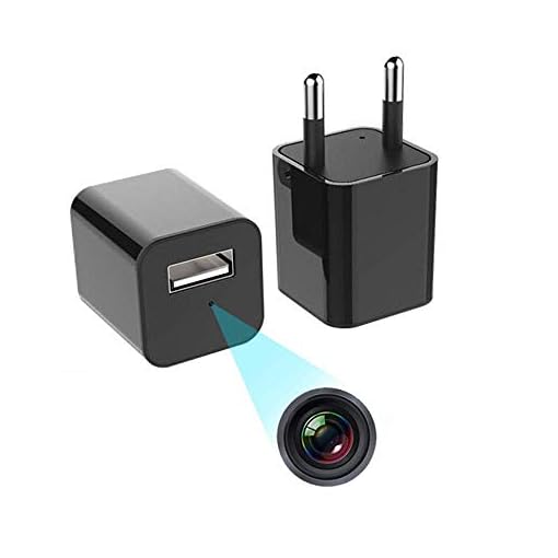 IFITech IFIADPTCAM 1080P USB Charger Type Hidden Camera | Home Security spy Camera | Support Upto 128GB Memory Cards | Continuous & Motion Based Recording | Ideal for Home/Office