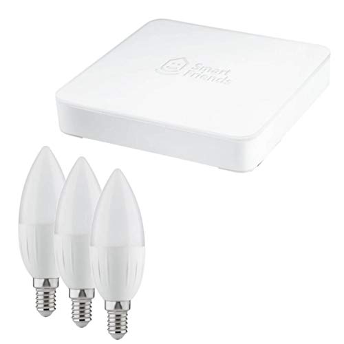 Preisvergleich Produktbild Paulmann Smart Friends LED Kerze E14 Einsteigerset, Dimmbar, Box + 3 Lampen