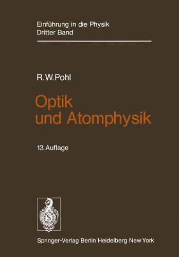 Preisvergleich Produktbild Optik und Atomphysik