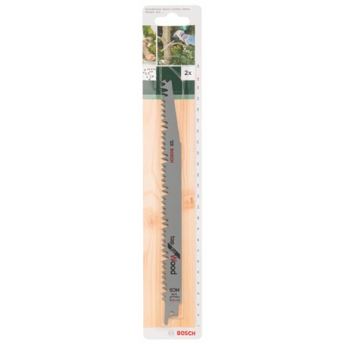 Bosch DIY Säbelsägeblatt Top für Wood zum Sägen in Holz, S 1131 L, 2 Stück