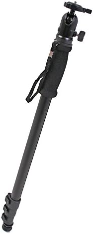 TERRA FIRMA TRIPODS T-MP02 Monopod 4 Section, 69.5" with Ball Head, Black