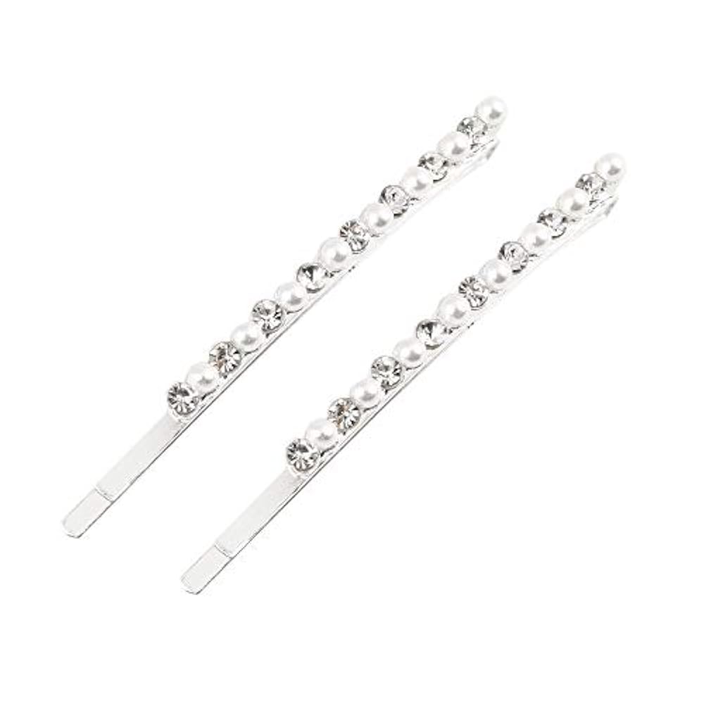 A&A Hair Beauty Haar Hair Klemme Spange Klammer Haarschmuck Haarklemme Perle Strass