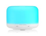 160ml Aromatherapy Essential Oil Diffuser, Ultrasonic Aroma Cool Mist Humidifier ( 4 Timer Settings, 7 Colour Led Night Lights) for Home Yoga Office Spa Bedroom Baby Room (Kitchen &amp; Home)