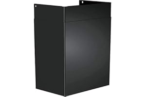 Franke 112.0285.288 Kaminabdeckung, Stahl, Schwarz