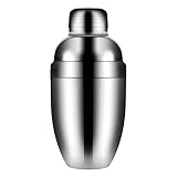 shaker bottle 250 ml Coctelera de cóctel 250ml-750ml: Hecho del acero inoxidable para el uso duradero