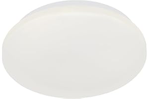 ‎BRILONER Briloner Leuchten - LED Deckenleuchte, Badleuchte, Badlampe, IP44, 10 Watt, 900 Lumen, 4.000 Kelvin, Weiß, Ø 22cm, 3404-016