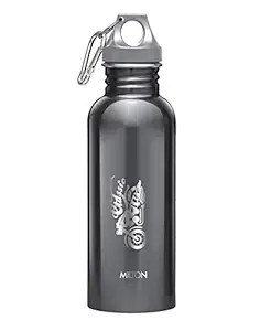 Milton Alive 750 Stainless Steel Water Bottle, 750 ml, Black