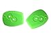 Produktbild Happyit 2 Pcs-Auto-Schlüsselkasten-Abdeckung Silikon für Renault 2 Knöpfe Kangoo Scenic Megane Sandero Captur Twingo Modus Fernsteuerungsabdeckung (hellgrün)