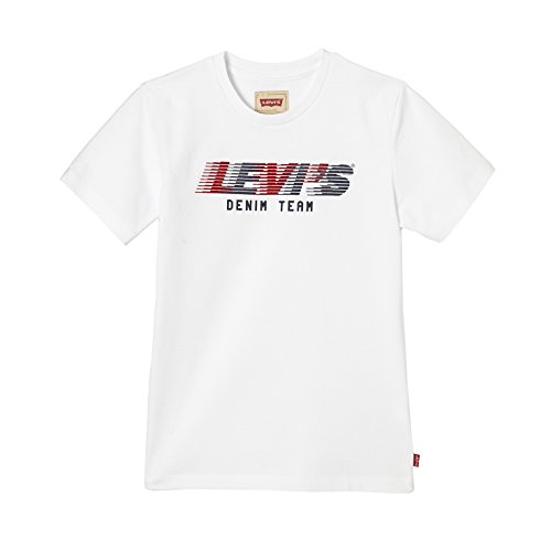 Levis Kids Jungen T-Shirt NL10337, Weiß (White 01), 152 (Herstellergröße: 12A) Levis Kids Jungen T-Shirt NL10337, Weiß (White 01), 152 (Herstellergröße: 12A)