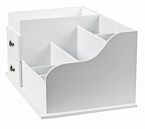 ts-ideen Landhaus Schmuckkonsole Tisch Flur Bad Kinderzimmer Schlafzimmer Organizer Ständer Kommode Holz Ablage - 7