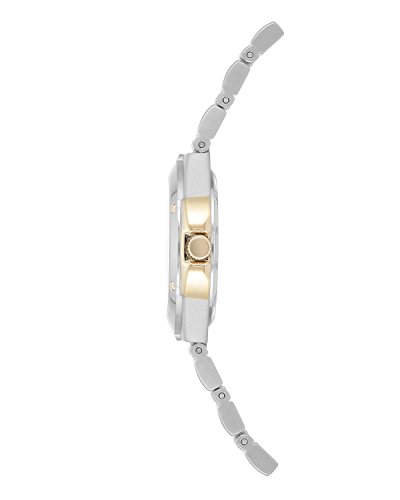 Anne Klein Women's Ebelle Quartz Watch with Silver Dial Analogue Display and Silver Stainless Steel Bracelet 10/N8655SVTT