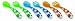 Munchkin 011454 Multi-Coloured Forks and Spoons Set of 6