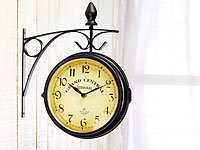 St. Leonhard Doppelseitige Bahnhofsuhr im Retro-Design - 4