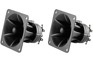 WEB WORLD ELECTRONIC BUSINESS 2 pezzi Tweeter Professionale Piezoelettrico 4000–20000Hz 94dB 225W Max Tromba Integrata - Per Impianti Audio Professionali e Domestici