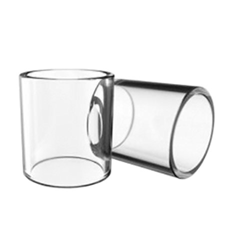 2 tubos de Pyrex de reemplazo para Claromizador VAPTIO-P1 y PT1 (sin nicotina y sin tabaco)