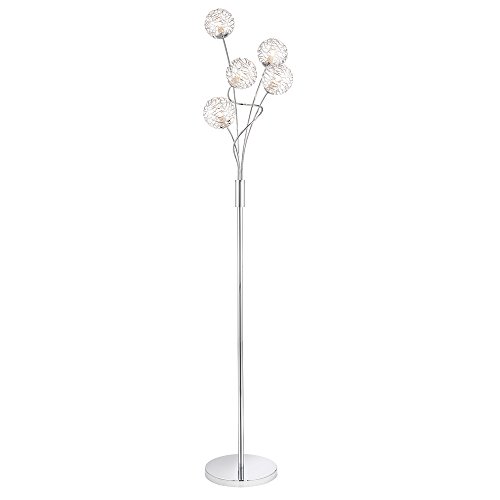 Pagazzi Kesha 5 Light Floor Lamp Chrome