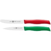 Zwilling Twin Grip Bı&ccedil;ak Seti 2 Par&ccedil;a Kırmızı-Yeşil