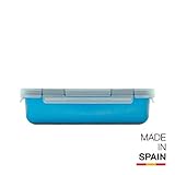 Contenedores 100% herméticos Valira Porta alimentos - Contenedor hermético de 0,5 L hecho en España, color azul