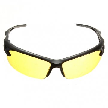 yellow riding glasses