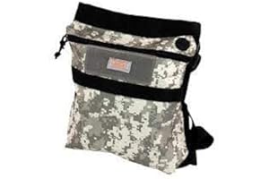 SPIN A DISC METAL DETECTORS Quest Digital Camo Metal Detector Finds Bag