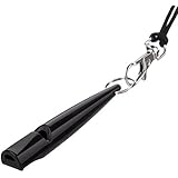 Rusty Bob - Hundepfeife - Gleich bleibender Pfeifton 210.5 Hz - Einfaches Hundetraining &amp; Welpen-Erziehung - Pfeife für Hunde (Schwarz)