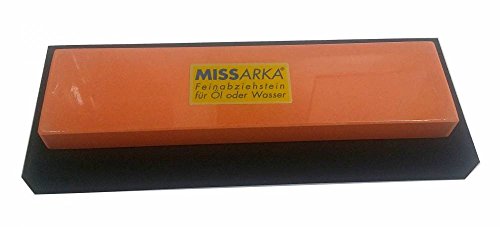 Preisvergleich Produktbild Feinabziehstein MissArkaUltra 150x50x16, by Zische, mit Kautschukunterlage