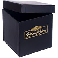 15x15x15 cm Dekobox Pappbox Flowerbox Karton Rosa Kästen für Flower Box Blumenbox Echte Konservierte Haltbare Stabilisierte Rose Rosenbox | Hutschachtel Aufbewahrungsbox Geschenkbox