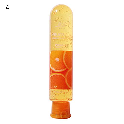 Lubricant clifcragrocl,Adult Sexyual Body Smooth Fruity Lubricant Gel Edible Flavor Sexy Health Product - Orange