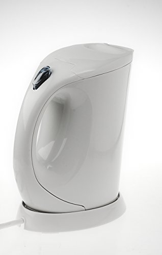 Mesko schnurloser Mini-Wasserkocher MS 1249 | 0,6 l Rauminhalt | automatische Ausschaltung | Elektrischer Teekocher mit einer Leistung von 760W | integrierter Kalkfilter | weiß | inklusive Melitta Swirl Bio-Entkalker Pulver (2 x 20g) - 5