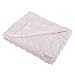 Baby Boys/Girls Supersoft Plush Wrap Blanket With Faux Silk Back (75cm x 100cm) (Pink)