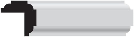 Nucasa M705-S Corner Molding Sample, Unfinished Maple, .75-Inch by .75-Inch by 6-Inch