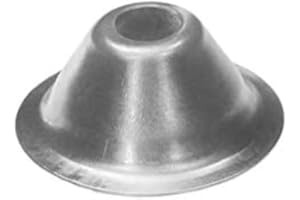 RAM CHEVILLES ET FIXATIONS Ram - Rosace Conique, 9 mm x 28mm, Argent, Boîte de 100