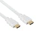 Produktbild Ligawo 6541125 Ligawo  High Speed HDMI Kabel mit Ethernet Nylonmantel 4K*2K 3D weiß -  7,5m
