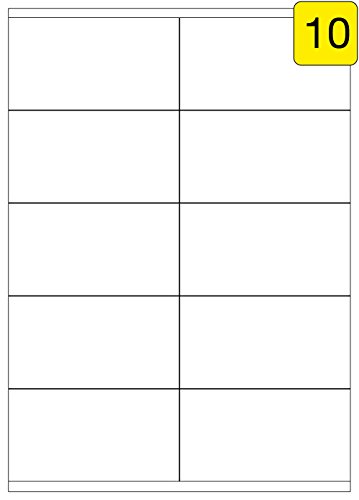 S  lo se LABEL 2510557-25 25 hojas A4 de etiquetas universales para todos los subsistemas de impresi  n  105 x 57 cm blanco