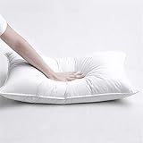 ZWTTO BeddingOutlet Down Alternative Pillow Hôtel 5 étoiles Down Oreiller en Microfibre Tissu Literie Cou Santé Lavable Doux Blanc Oreiller 50x75cm 1 Pièce