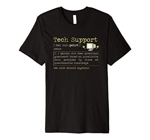 Funny Helpdesk OutfitTech Support Definition - Technical Wizard And Magician T-ShirtOEKO-TEX STANDARD 100