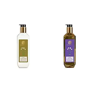 Forest essentials Hair Conditioner Japapatti & Brahmi 200ml & Forest Essentials Hair Cleanser, Amla, Honey and Mulethi, 200ml