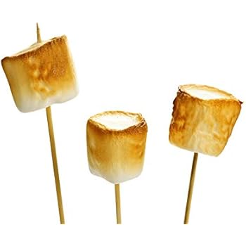 110er Pack | 90cm Extra lange Lagerfeuer Spieße | Bambus Marshmallow