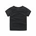 Internet Newborn Kids Baby Boys Outfits T-shirt Tops+Pants Clothes Set (90(12-18Month), Black)