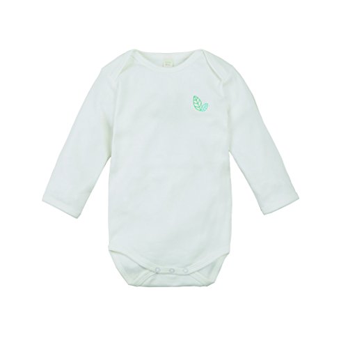 Sense Organics Unisex baby Long Sleeve Bodysuit -  White - 18-24 months